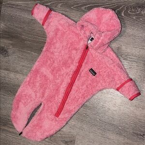 NEW PATAGONIA Infant Winter Synchilla Fleece Hi Plush BUNTING Suit (size 3 mos)!
